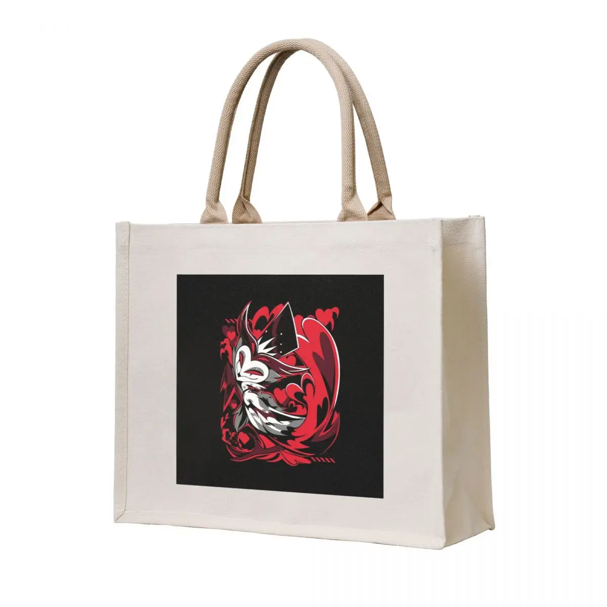 

Helluva Boss Stolas Tote Bag Fabric bag university shopper bag Shopper custom tote