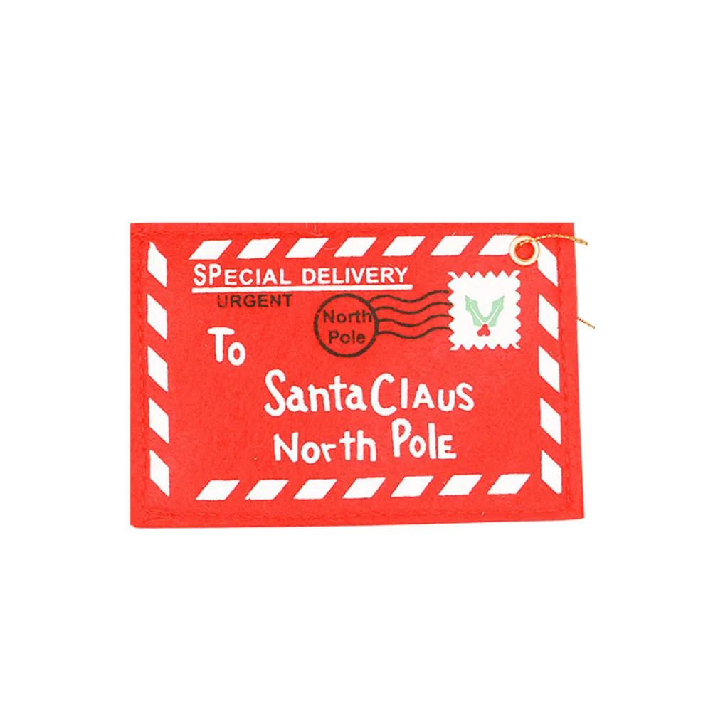 3Pcs Christmas Envelopes Reusable Tear Resistant Santa Claus Candy Gift Bags Christmas Tree Ornaments Decorations