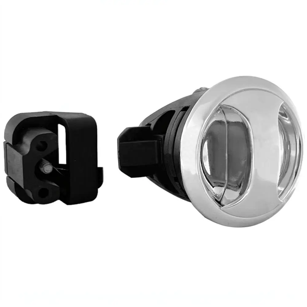 RV Motorhome Cabinet Push Button Latch Lock Boat Yacht Drawer Door Catch Anti Vibration Secure Hardware Fittings