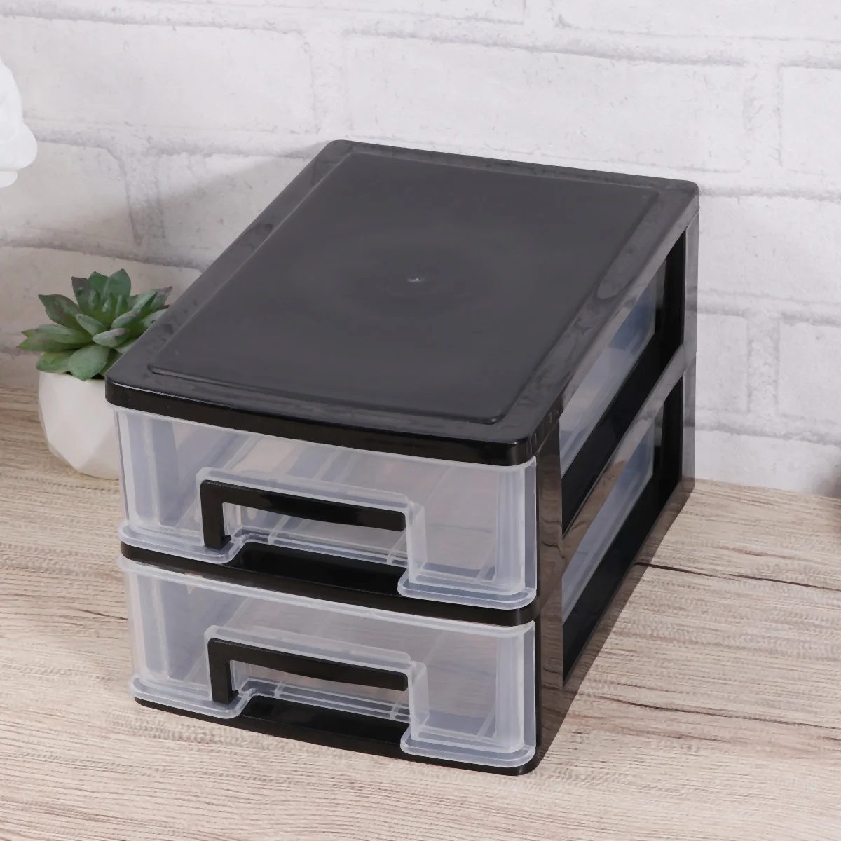 

Convenient Storage Solution Cabinet Drawer Type Closet Multi-layer Transparent Multifunction Organizer Dustproof