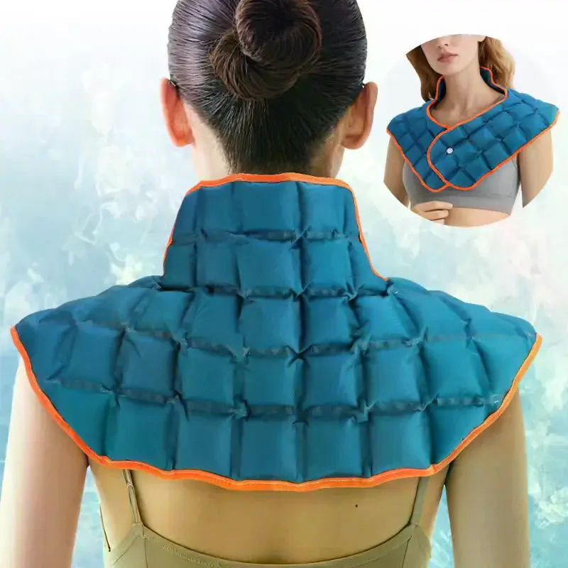 

Многоразовый гелевый охлаждающий/согревающий компресс для шеи и плеч, для суставов, при спортивных травмах, для первой помощи, охлаждающий бандаж, согревающая подушечка