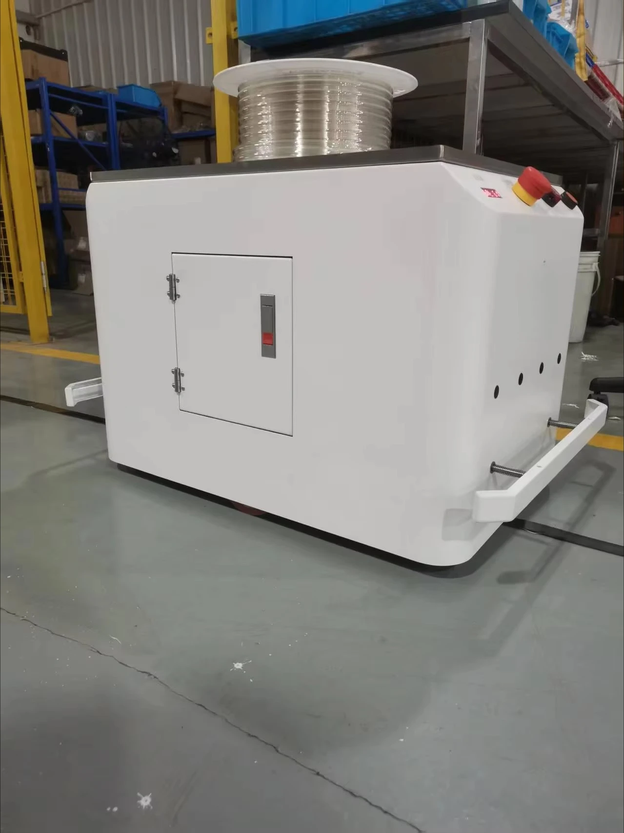 New Intelligent AGV Backpack Heavy-Duty Metal Design for Manufacturing Plant Construction Reduces Labor Intensity DC12V/24V 1
