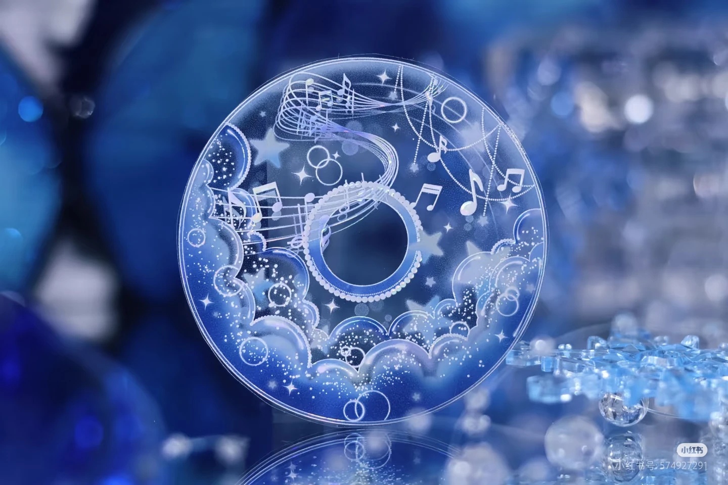 

1-петлевая лента васи для домашних животных [милый компакт-диск] журнал вина, коллаж, задняя панель для мобильного телефона, полупрозрачный компакт-диск