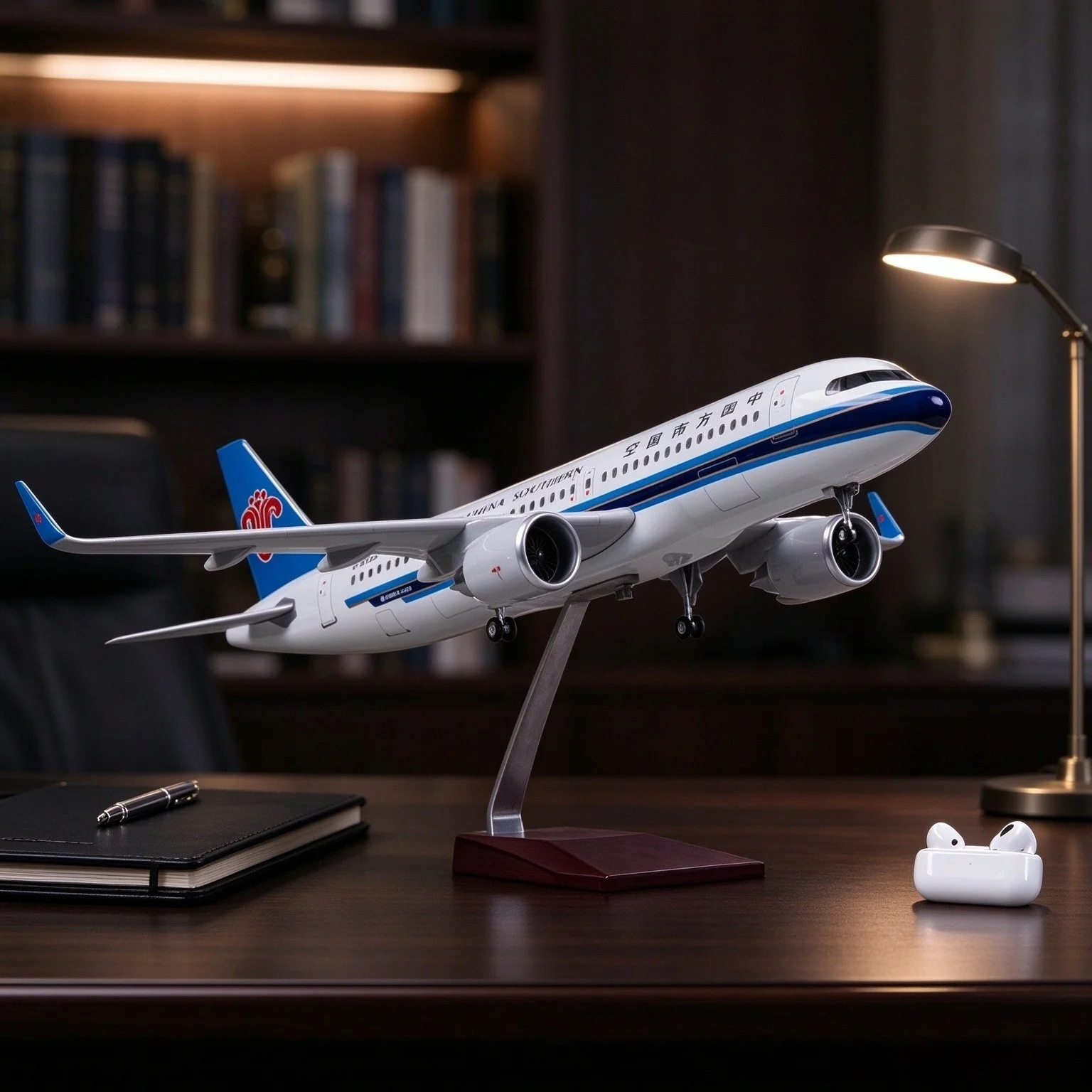 47CM Scale Large Aircraft Model China Southern A320 Plane Model Diecast Airplanes With Stand For Collection Display Gift