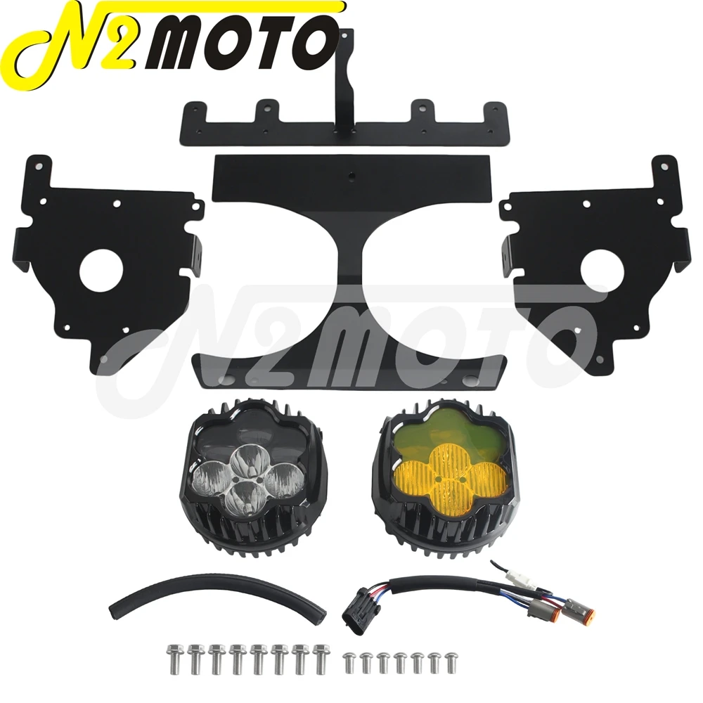 For Harley Road Glide Special CVO Limited Ultra 3 FLTRT 2015-25 LED Projection Headlight Motorcycle Headlamps High Low Beam Lamp
