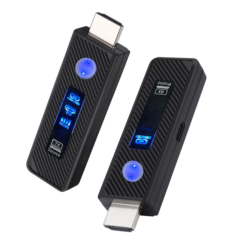

50M HDMI Wireless Video Audio Transmitter Receiver Extender 1080P@60Hz Wireless Display Adapter for PC Camera PC TV Monitor