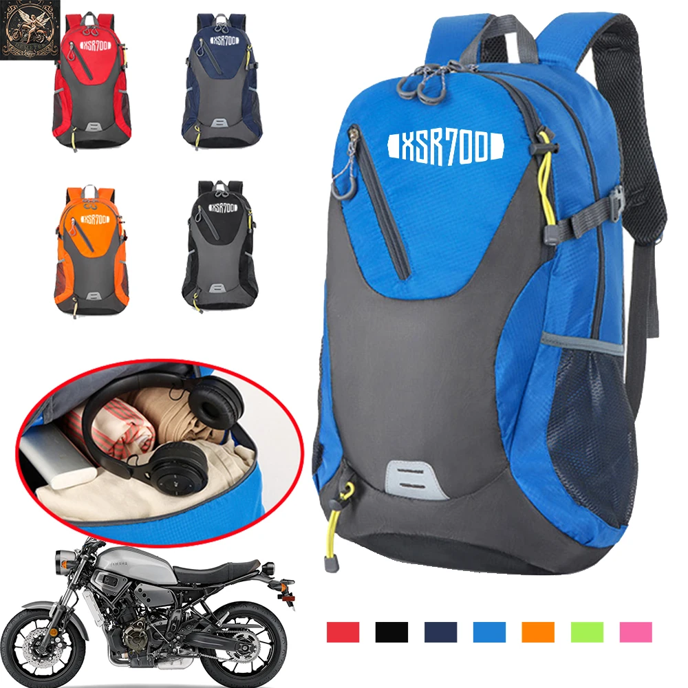 For YAMAHA XSR700 XSR Men's and Women's Large Capacity Travel Backpack Outdoor Sports Mountaineering Bag Waterproof Accessories