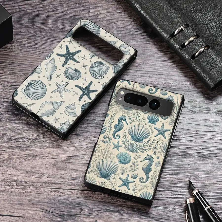 Marine Organism Shell Case for Google PixelFold Pixel Fold Phone Shell