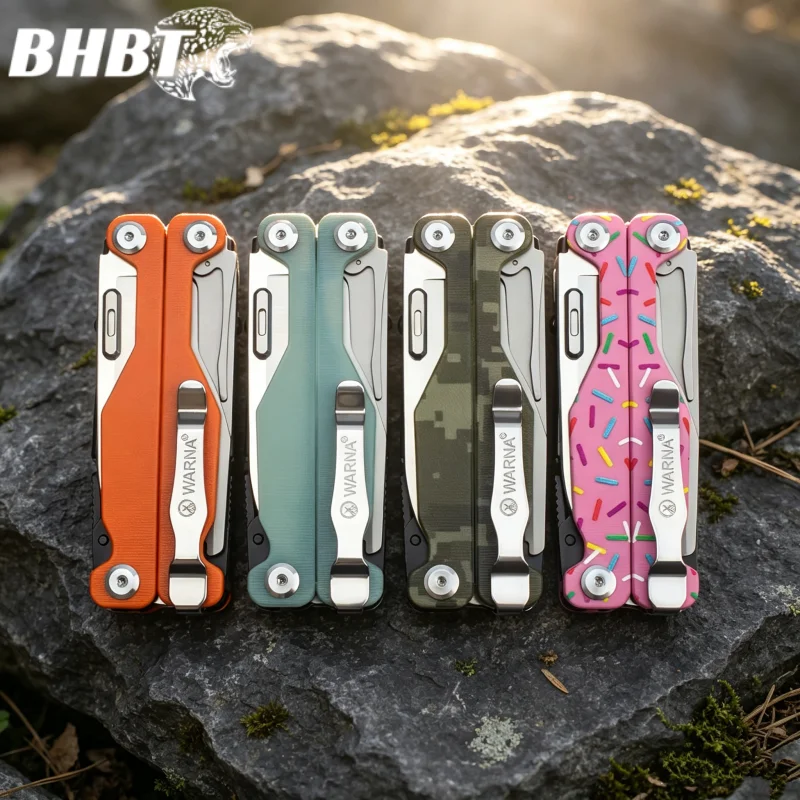BHBT Folding Multitool Pliers Multi-functional Combination Tool Pliers Folding Scissors EDC Outdoor Equipment Swiss