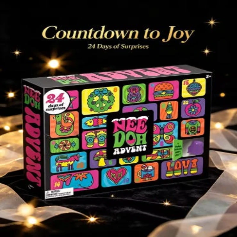 Christmas Countdown Calendar: 24-Day Surprise Series, Small Tactile Gift Boxes Suitable for Children and Adults,