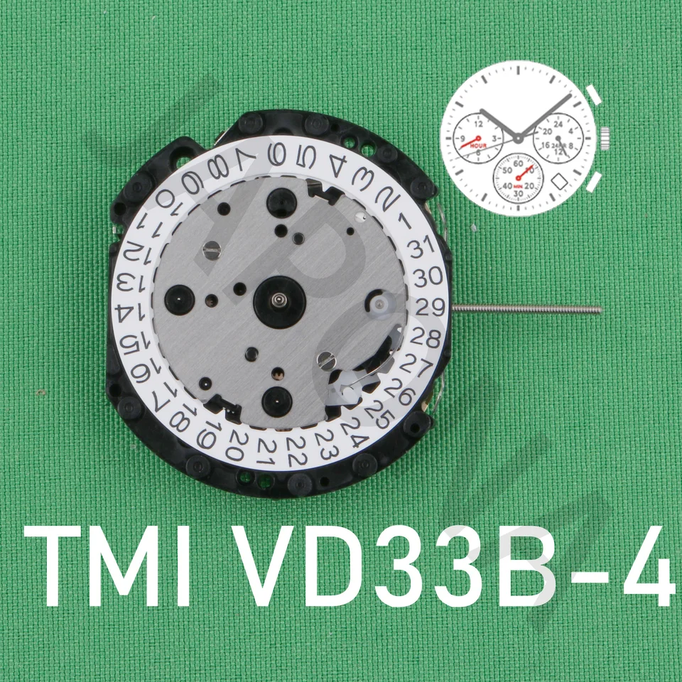 サト VD33 movement japan tmi vd33b-4 movement Local time: 3 hands, 24