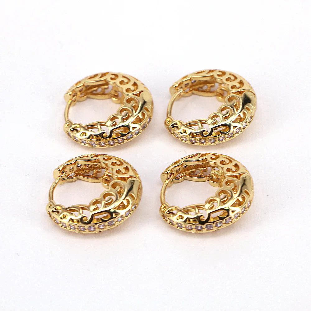 

5Pairs, Bohemia Geometric Hoop Earrings For Women Round Shape Gold-color Earrings Minimalist Earring Bijoux Femme Jewelry