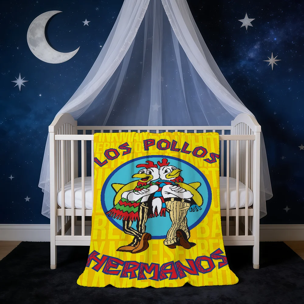 Pollos Blanket Hermanos Bad Super Warm Comfortable Plush Throw TV Blanket B-Breaking Child Los Home Sofa Bedroom Gift