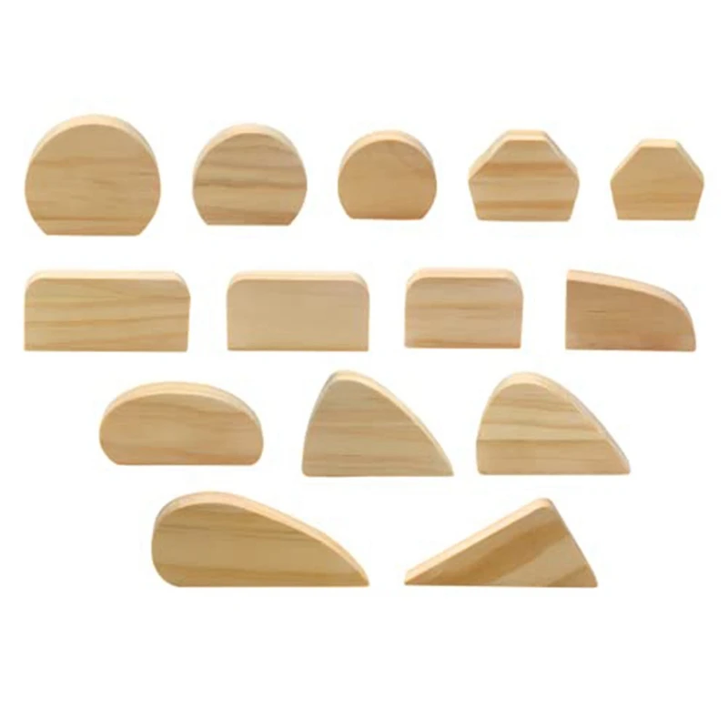 14 Pcs Pottery Mug Handle Molds For Clay Wood Pottery Tool Kit For Making Mug Handle