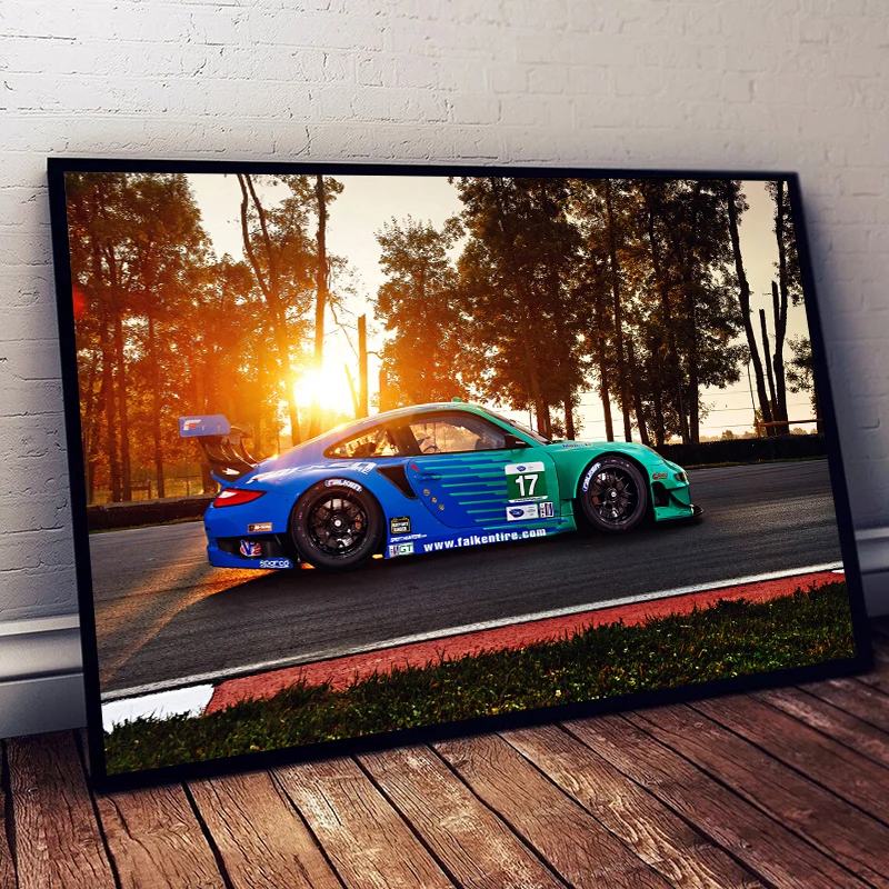 Luxury Performance Car Classic Sports Car 911 GT3 Series Canvas Print Posters For Room Living Art Home Wall Decor Modern Picture