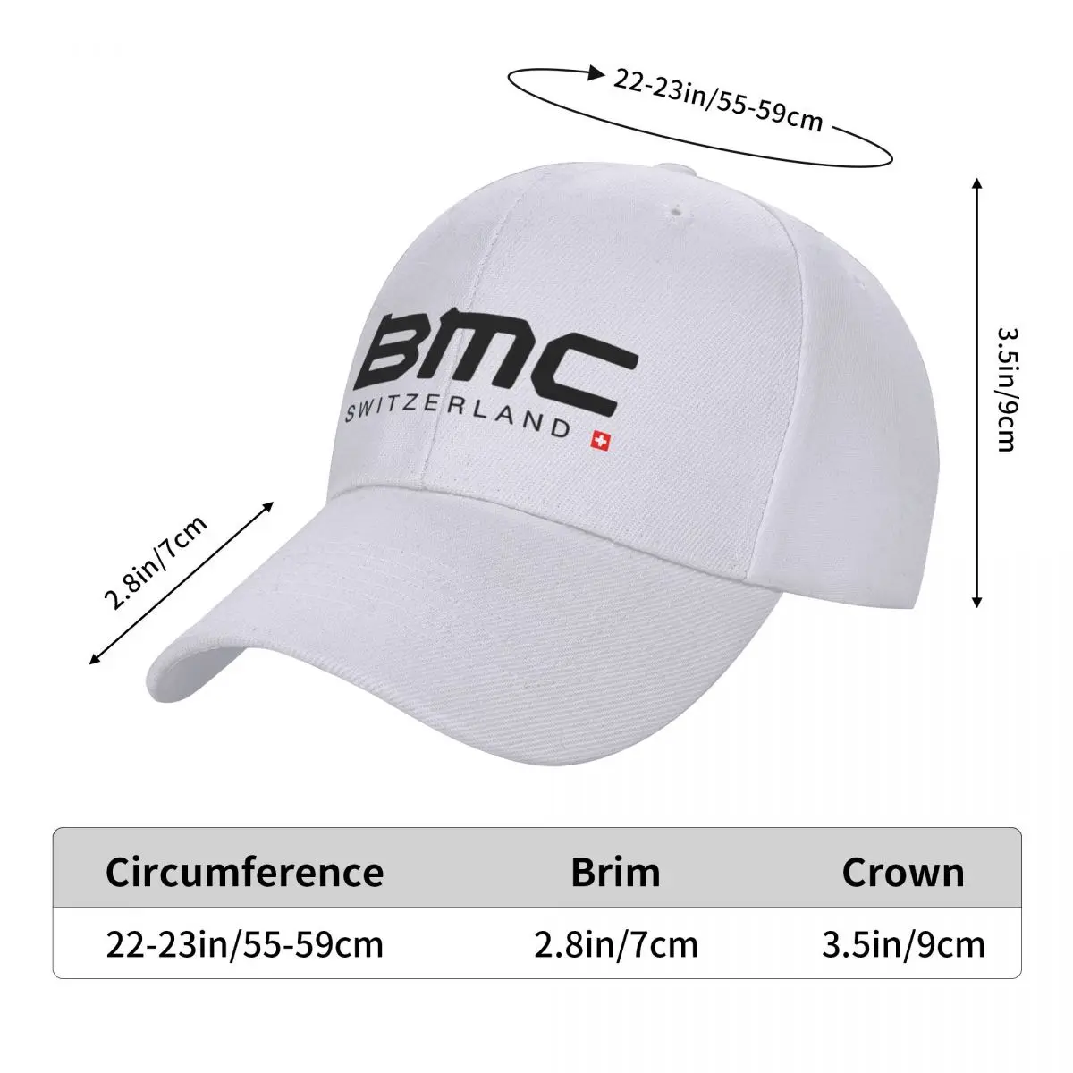 BEST TO BUY BMC Bikes Baseball Caps Adult Retro Sun Hat Hat Adjustable Polyester Trucker Cap Summer Caps