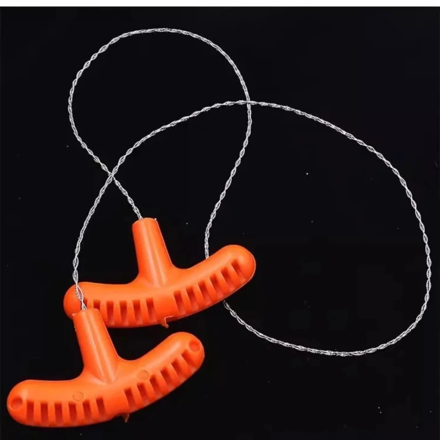 

Manual Steel Rope Chain Saw - Portable Survival Gear for Emergency, Camping, and Travel