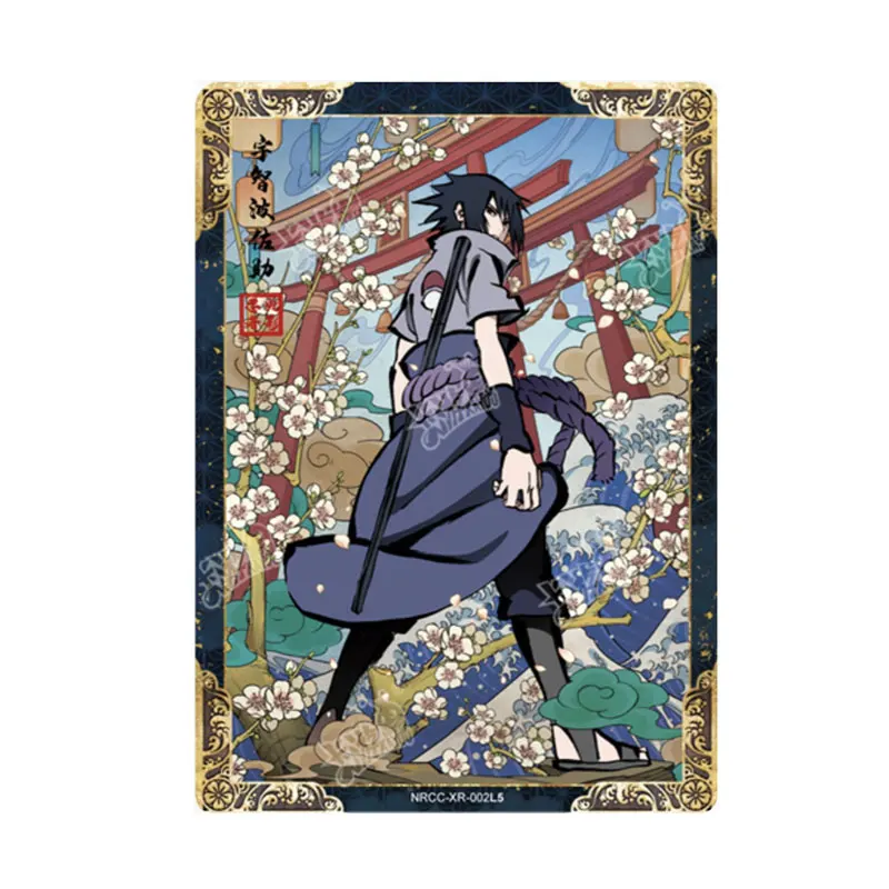 KAYOU-juego completo de cartas de colección, NARUTO genuino, Uchiha Sasuke, The Age of Ninjas XR/MR/SP/UR/SSR/PTR/SR/R, serie 1