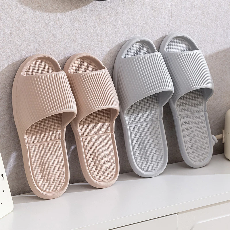 1Pair Solid Color Portable Folding Slippers for Men Women Lightweight Nonslip Flip-flops Indoor Outdoor Beach Travel Trip Shoes