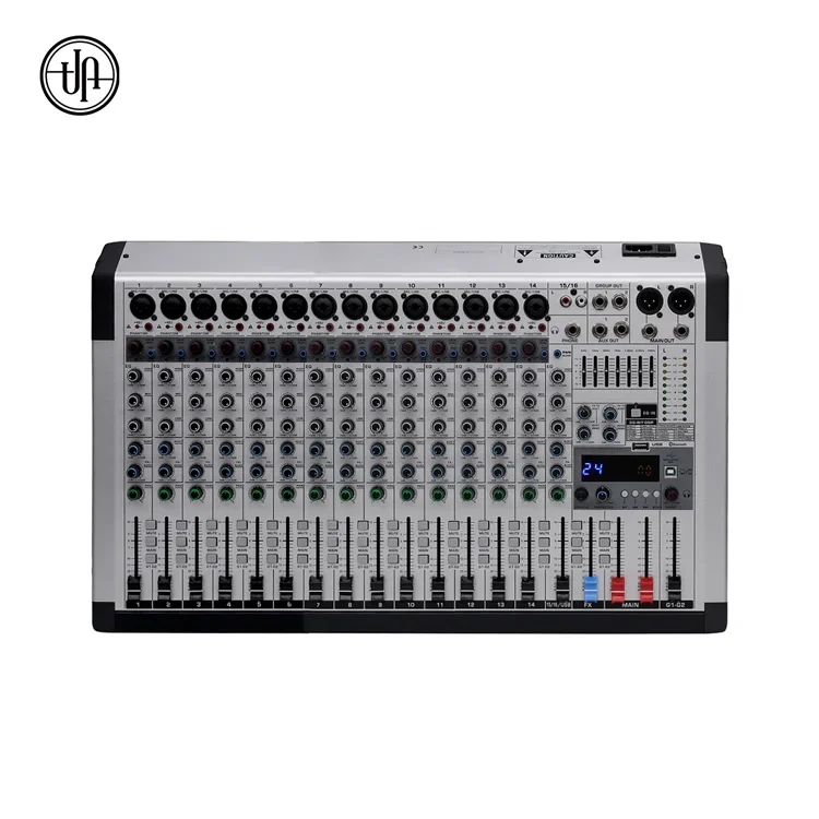 

CHORDIO Professional Audio Equipment CM-16 16-Channel Audio Mixer Console Metal DJ Controller 8ohm Impedance For Stage Shows