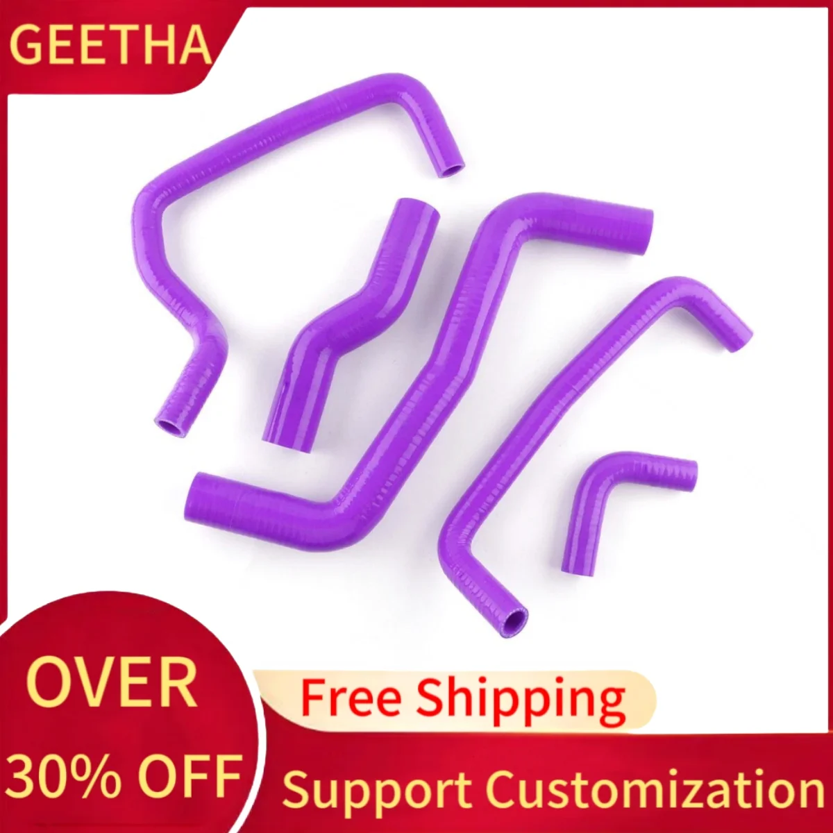 Silicone Radiator Hose For Toyota Corolla LEVIN AE111 AE101G 4A-GE 1995-2000 1996 1997 1998 1999 - view 5