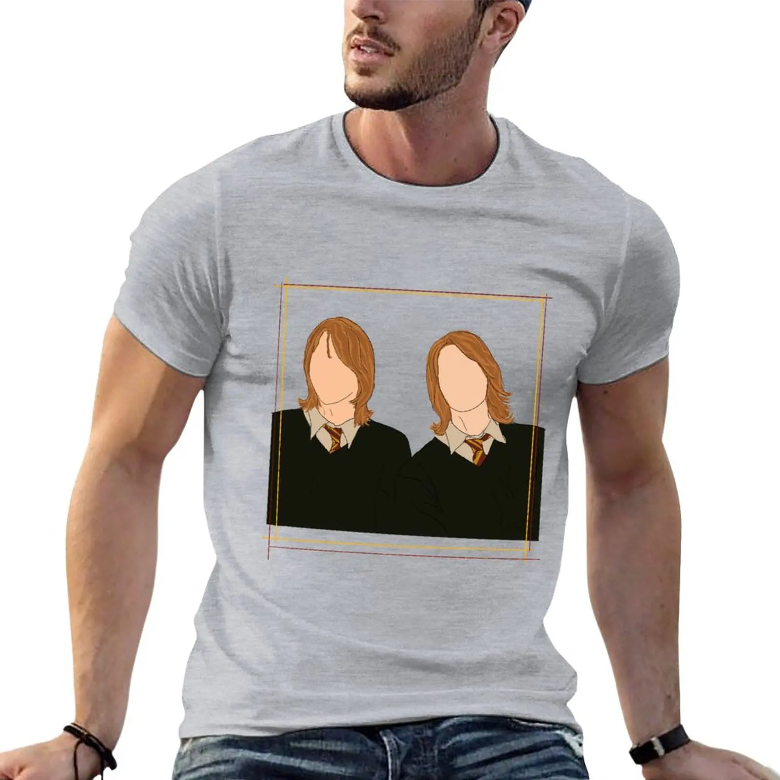 Weasley twins ( Fred & George Weasley) T-Shirt Short sleeve tee tees oversizeds sweat shirt oversized t shirts for men