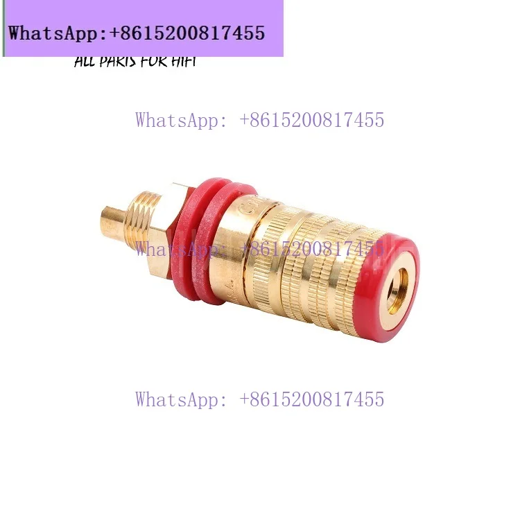 

2 шт. Mei 838S, позолоченный аудиодинамик из чистой меди, терминал динамика, банан, материнский терминал, длина типа, без пайки
