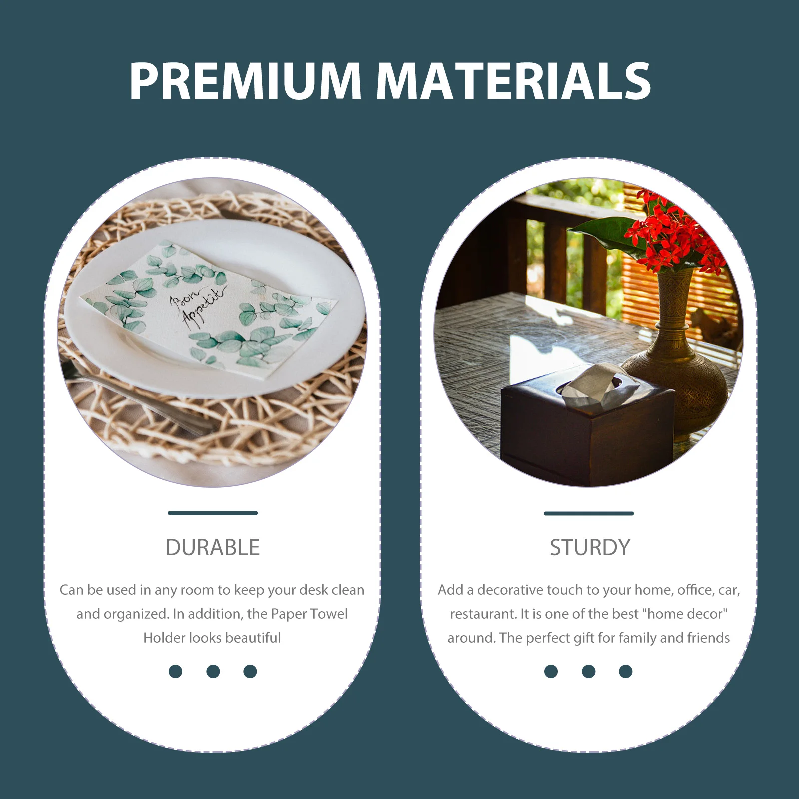 

Multifunctional Paper Towel Holder Household Napkin Dispenser Decorative Tissue Storage Box For Kitchen Bathroom Office Home