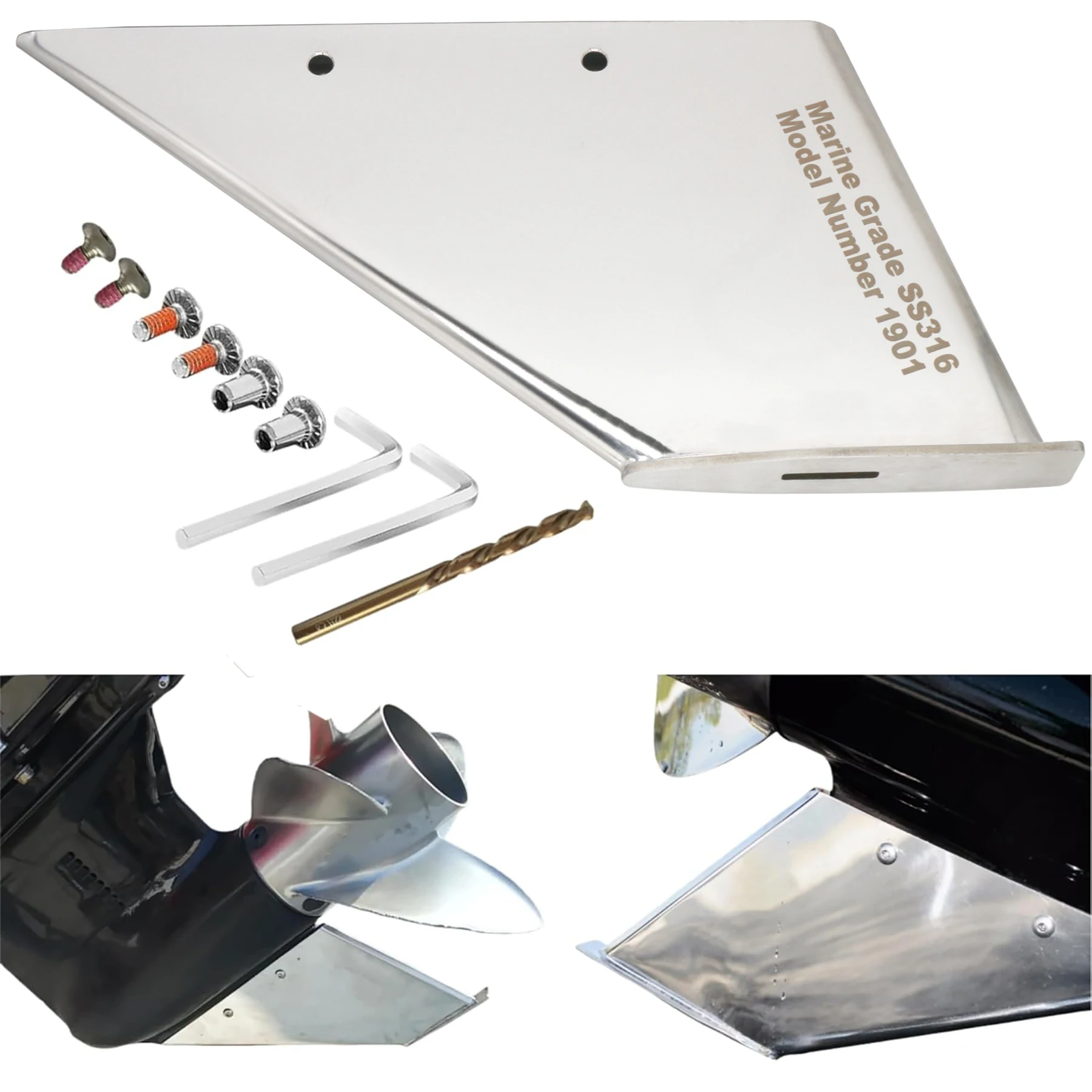 

Safe-Skeg Skeg Guard Protector 27031 for Mercury Mercruiser Stern Drive Alpha 1 Gen 2 1991-Present Stainless Steel Wear Tab