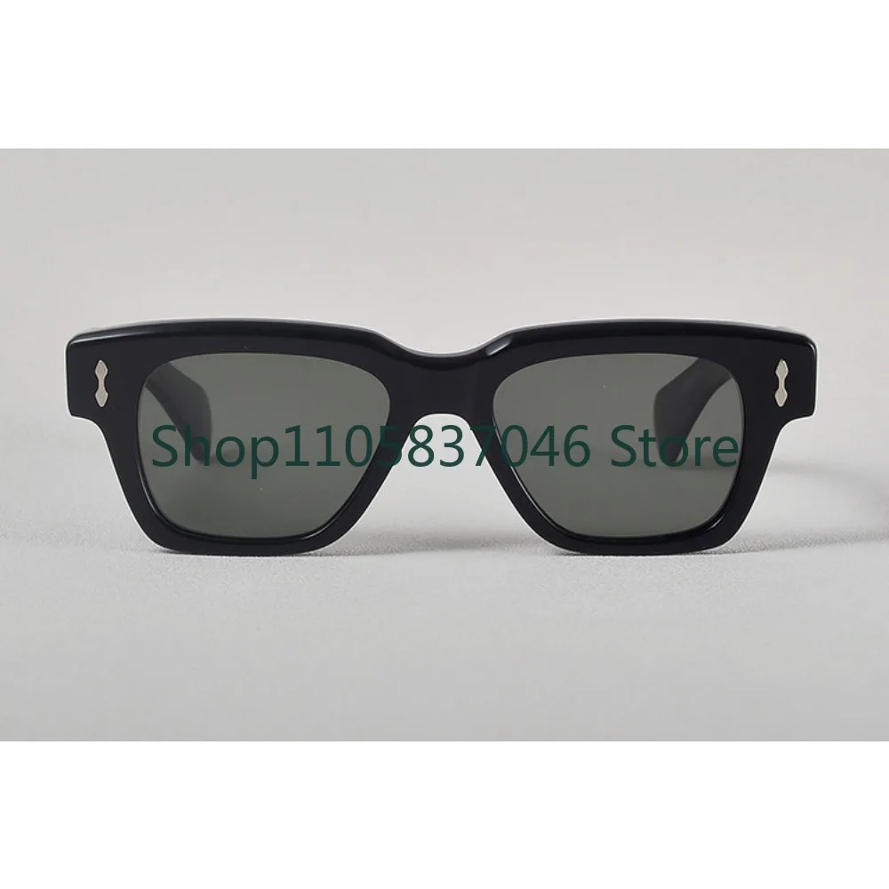 Retro boxboard sunglasses, versatile for men and women, thick frame fashion polarized sunglasses with myopia and UV protection