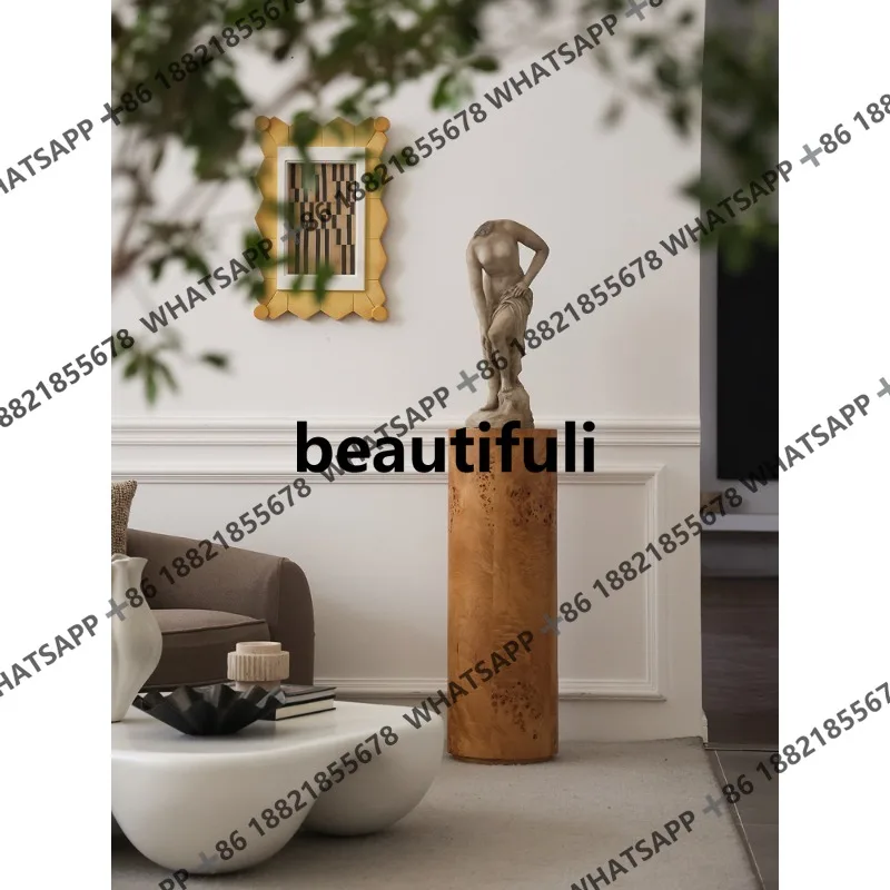 Sculpture ornaments Portrait French medieval home living room entrance art floor decoration