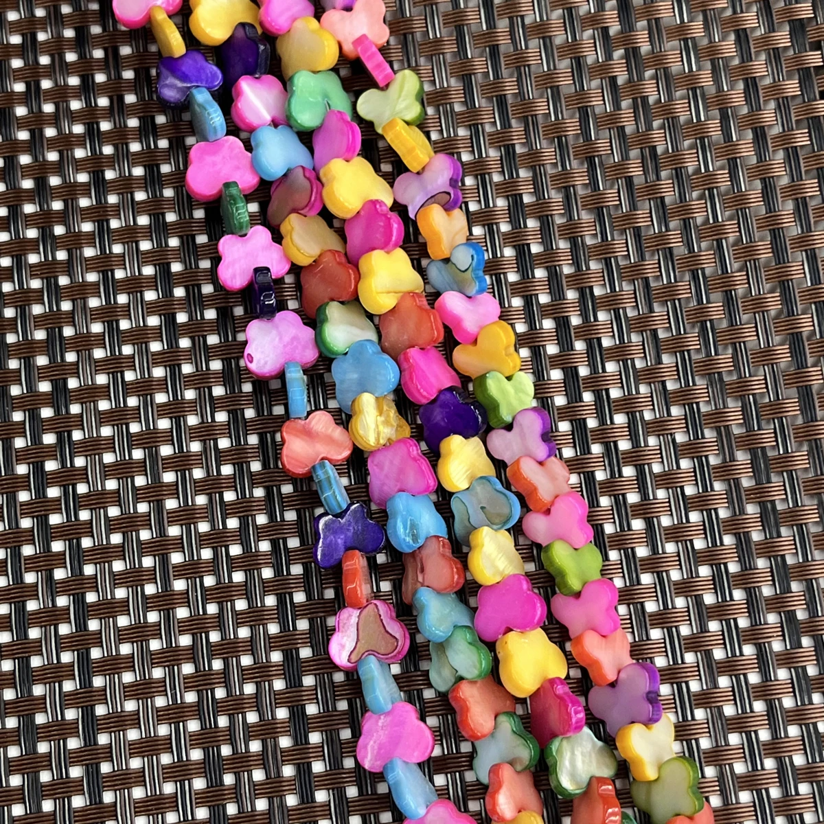 

8-9mmFine Natural Freshwater Colorful Butterfly Shell Bead Jewelry Making DIY Necklace Bracelet Earrings Accessory Wedding Women