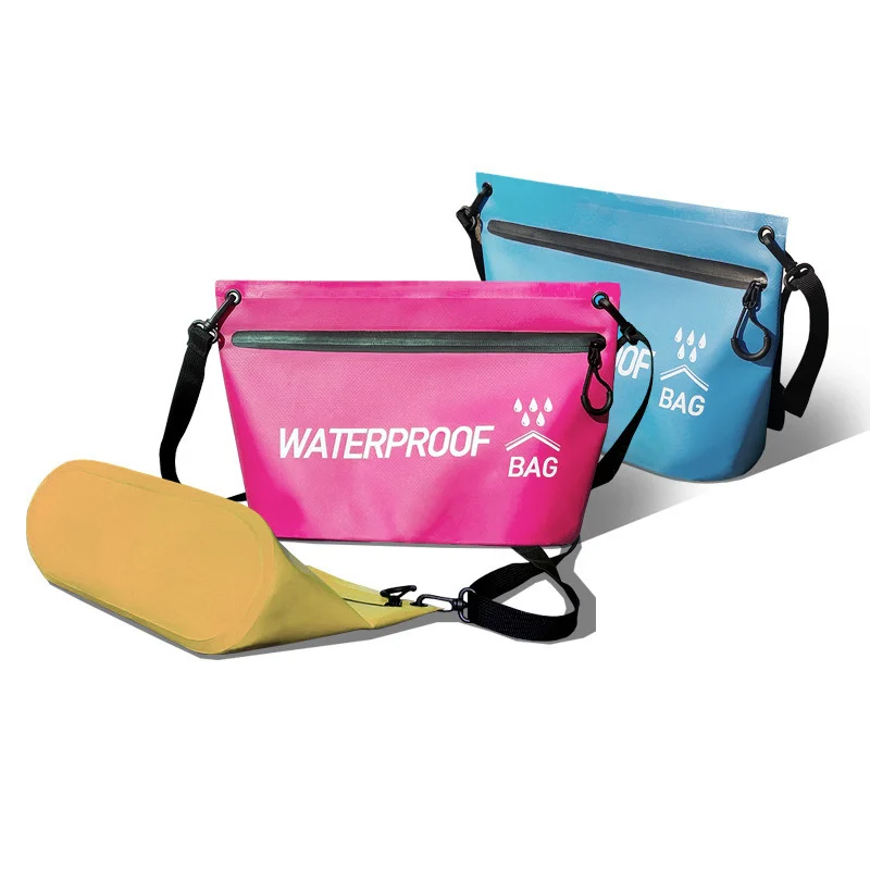 Waterproof Swimming Bag Cosmetic Bag Wash Bag Mobile Phone Bags Rafting Waist Bag Shoulder Bag Gym Bag for Camping Travel Sport