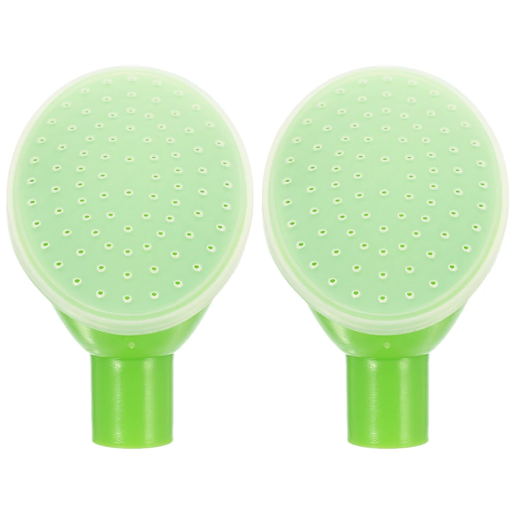 

2pcs Watering Head Plastic 1.5cm Water Can Cap Sprinkler Nozzle Diameter Green Nozzle Garden Hose Plants Bonsai Sprinkler