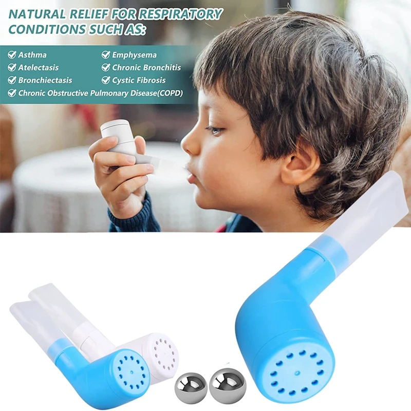 Mucus Removal Device Lung Expander Breathing Exercise Respiratory Muscle Trainer Phlegm Remover Clear Relife-White Easy To Use