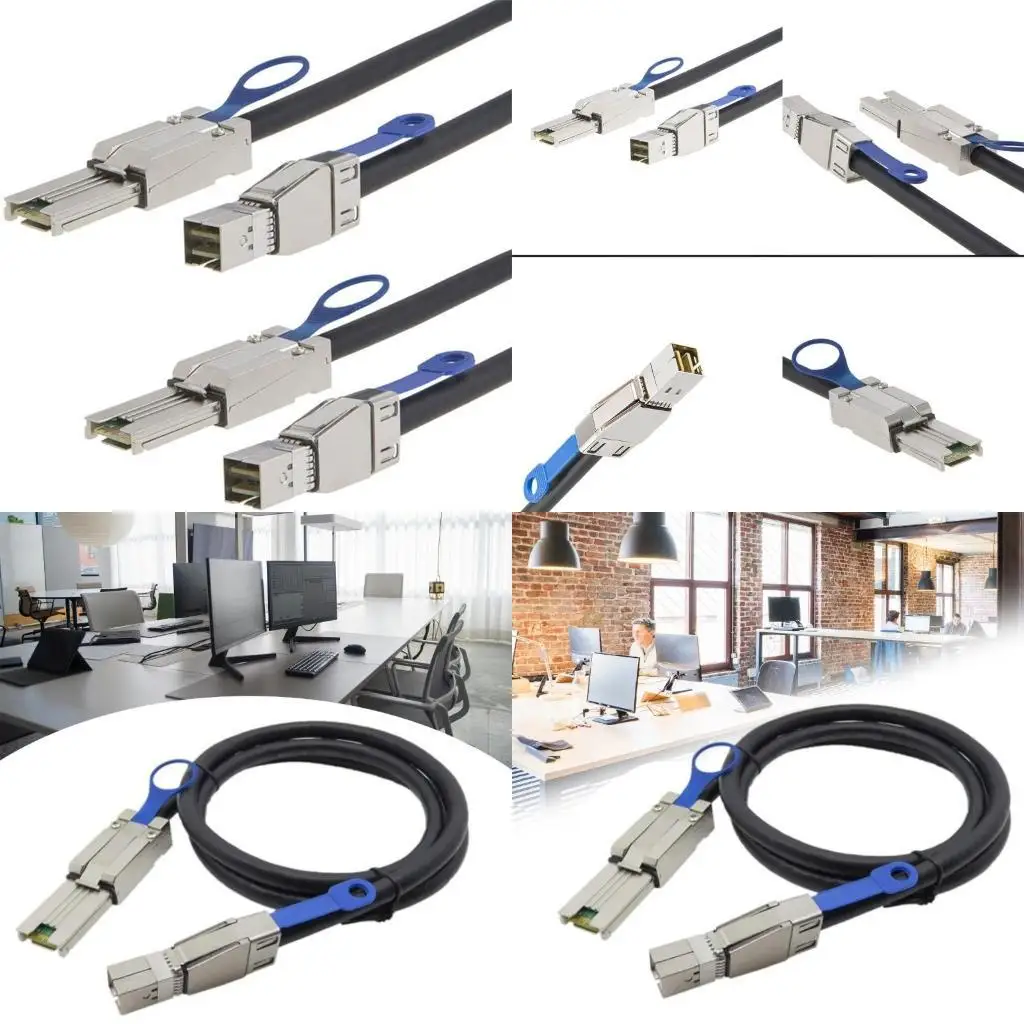 

R53C Mini 4X SFF-8088 to SFF-8644 Data Server Raids External Cable Easy Install
