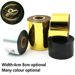 4cm/8cm Gold Blocking Silver Black Foil for Hot Stamping  Leather Craft Embosing Logo Bronzing Paper Gilding Quill Pen