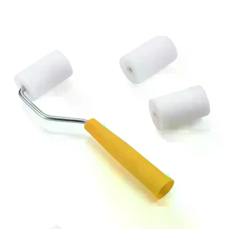 /TPz/1 Set High-Density Foam Paint Roller Paint Tray Liner 2 Inch Small Paint Roller Kit For Wall Painting Tools
