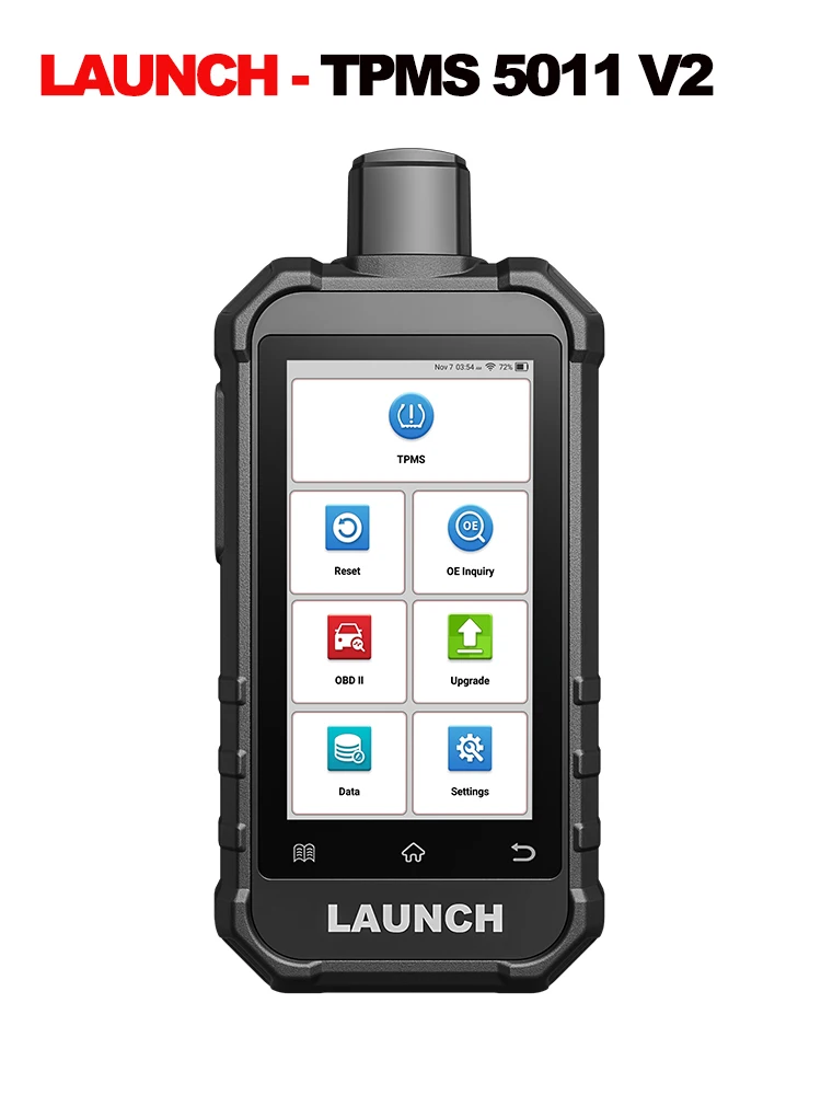 LAUNCH X431 TPMS CRT 5011 V2 Reifendruck-Diagnosegerät 315/433MHz RF-Sensor Auto-Aktivierungsscanner OBD2 12 Resets Kostenlose Updates
