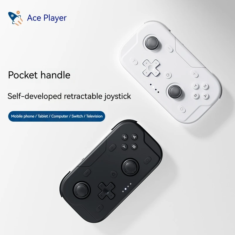 

ACEGAMER легкие карманные беспроводные игровые контроллеры с Bluetooth для коммутатора ПК Android IOS мобильные телефоны портативные геймпады