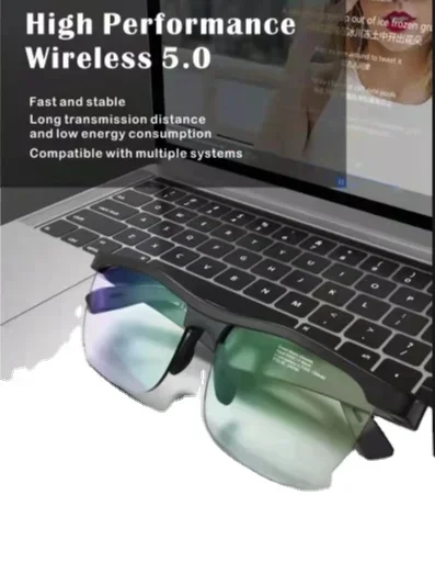 AR Glasses / AI Glass Intelligent Wireless Audio Glass, AI glass, High Efficiency Filter Lens Glass, Smart glass