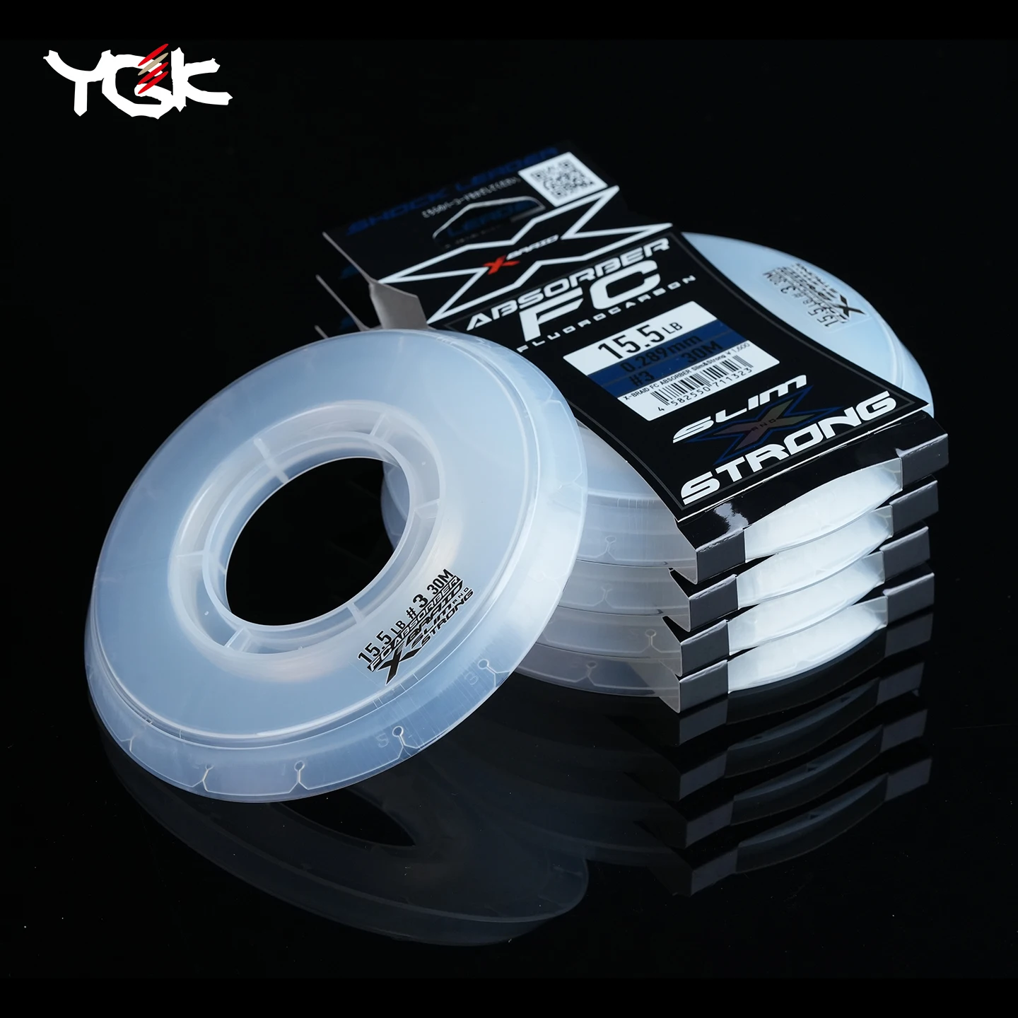 

YGK FC ABSORBER S&S 100% фторуглеродная леска 30 м, высокая прочность, устойчивая к приманке, морская пресноводная леска, лидер/основная леска