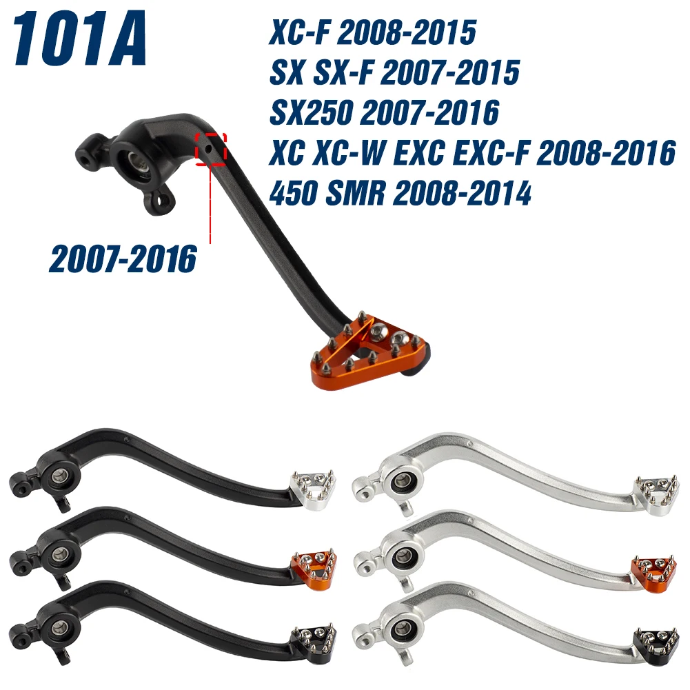 Rear Foot Brake Lever For KTM SX SX-F 2007-2025 XC XC-F XC-W EXC EXC-F 2008-2025 SMR450 2008-2024  Motorcycle 125-530CC