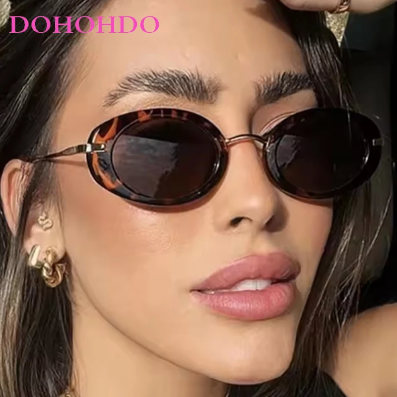

Vintage Luxury Designer Sunglass Male Classic Metal Small Oval Frame Women Sunglass Outdoor Traveling Driving Shades Очки UV400