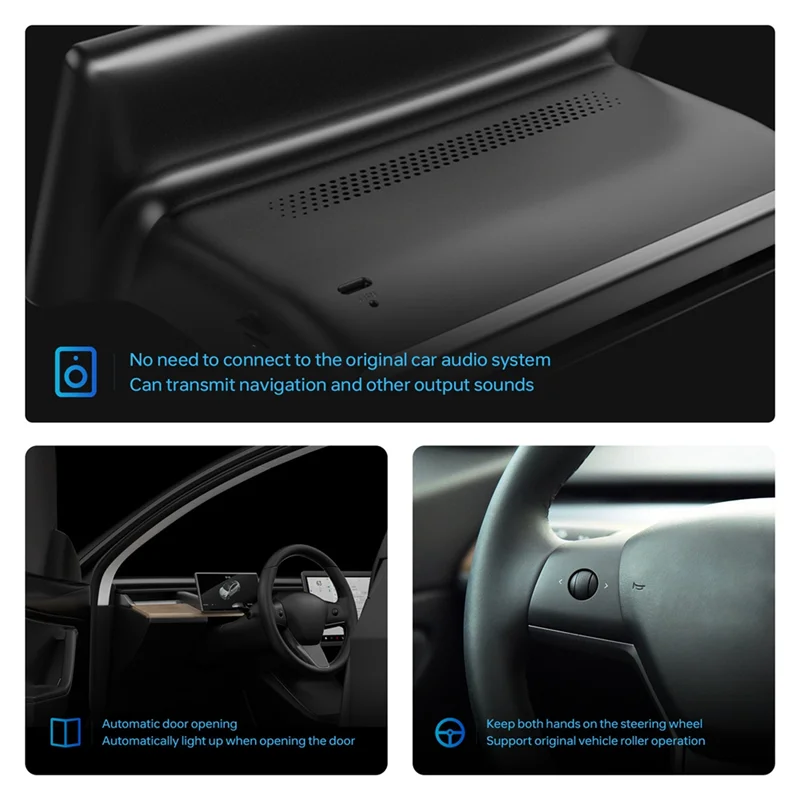 

Durable Head Up Display For Tesla Model 3/Y, Black Automotive Supplies HUD Carplay Android Auto Car Dashboard Instrument Accesso