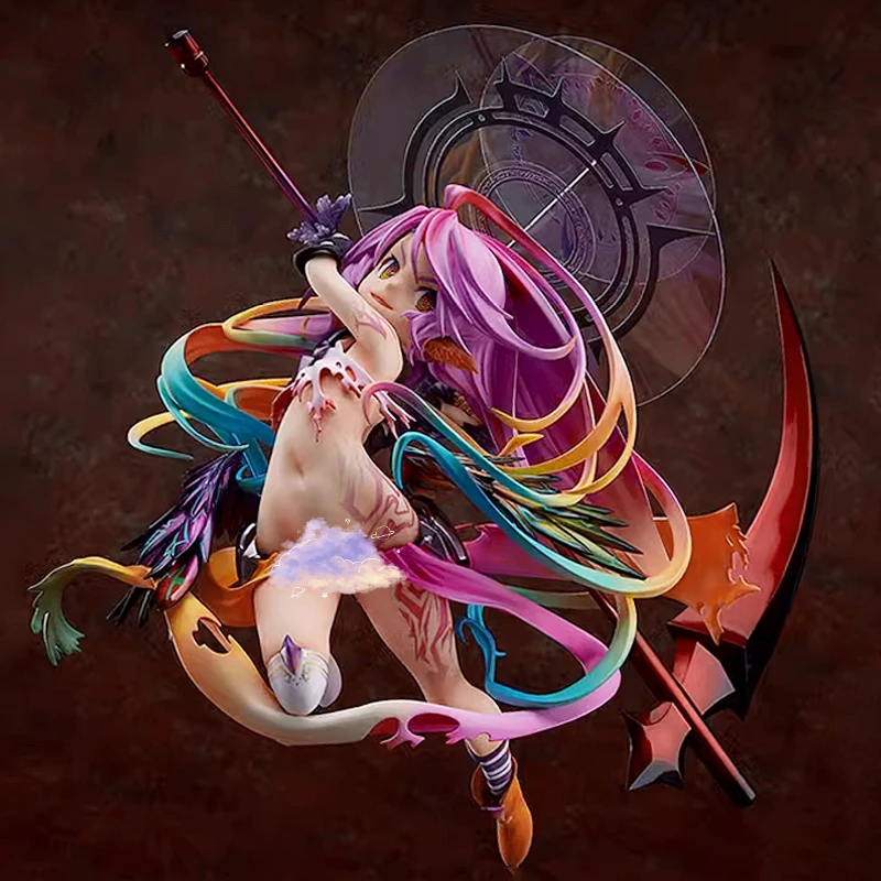 Game No Life Jibril Hubie Game Chassis Ornament Kneeling Mecha Beautiful Girl Scenic Model Movable Figure Animation Movie