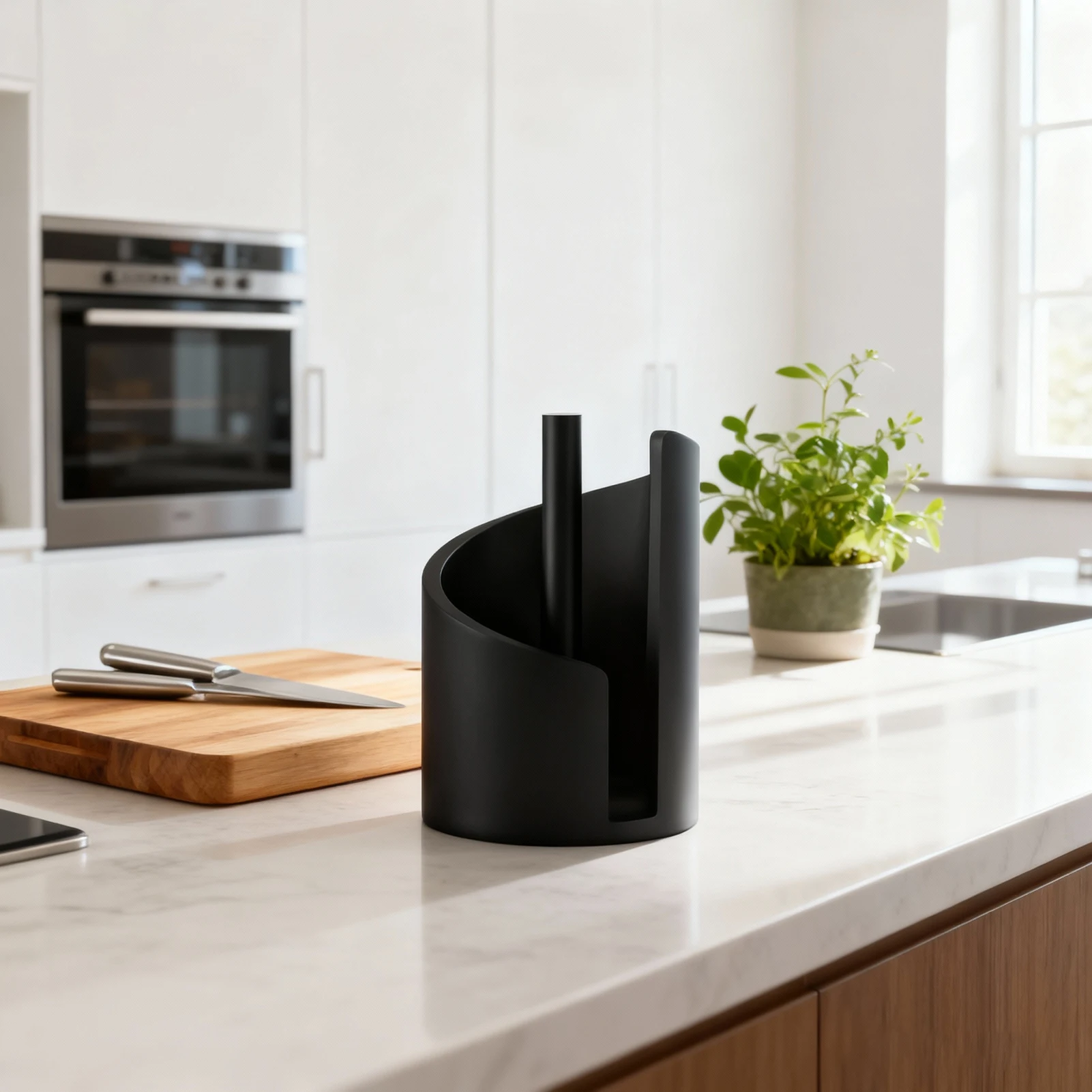 

Деревянный настольный держатель для бумажных полотенец, держатель для рулонной бумаги, органайзер с нескользящим основанием, диспенсер для салфеток для ванной комнаты, кухонного стола