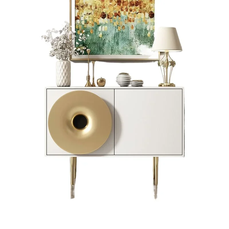 

luxury entrance senior bedroom locker, Nordic solid wood modern Internet celebrity dining side cabinet