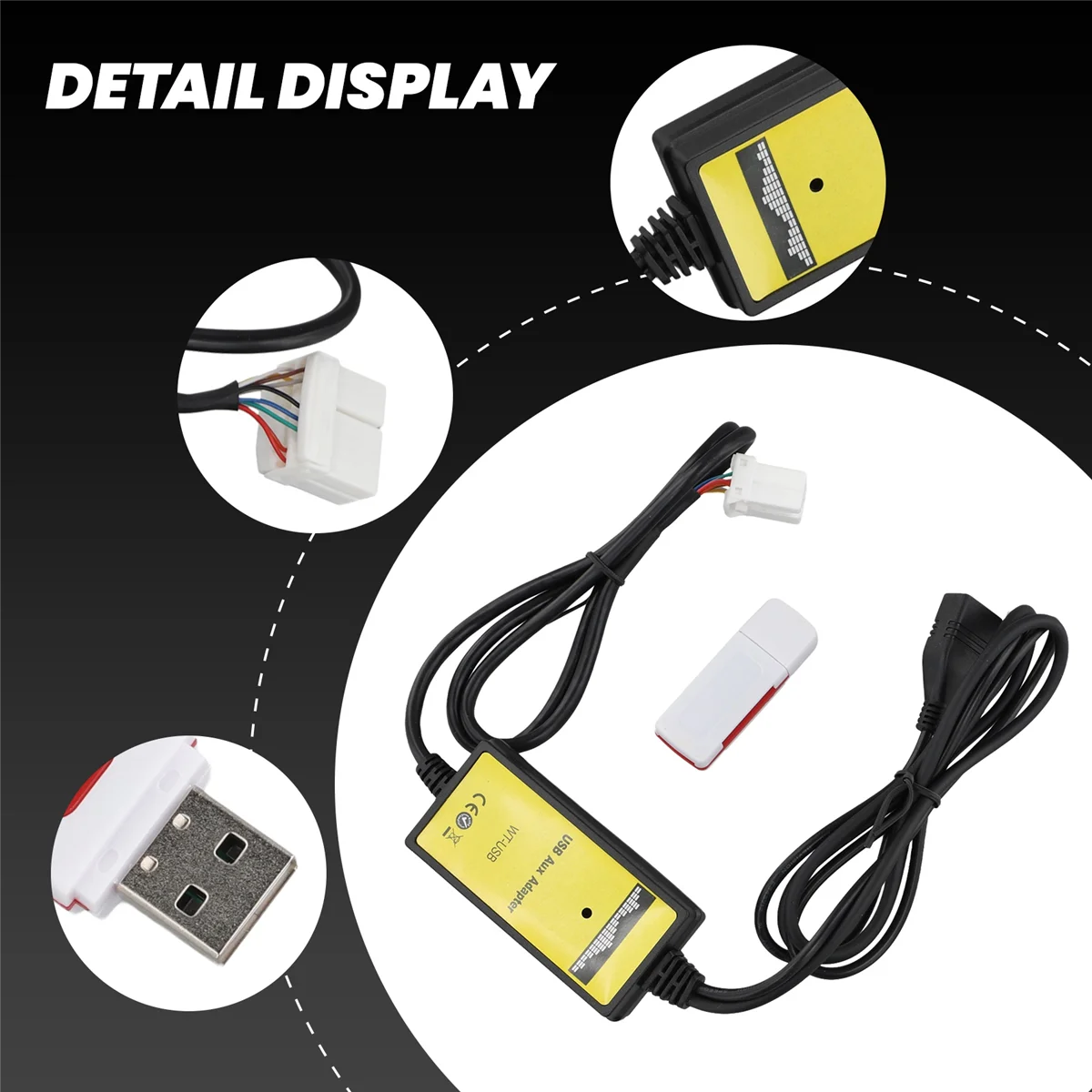

Hot Sale Car MP3 Audio Interface AUX USB Adapter CD Changer for Honda Accord 2003 2004 2005 2006 2007 2008 2009 2010