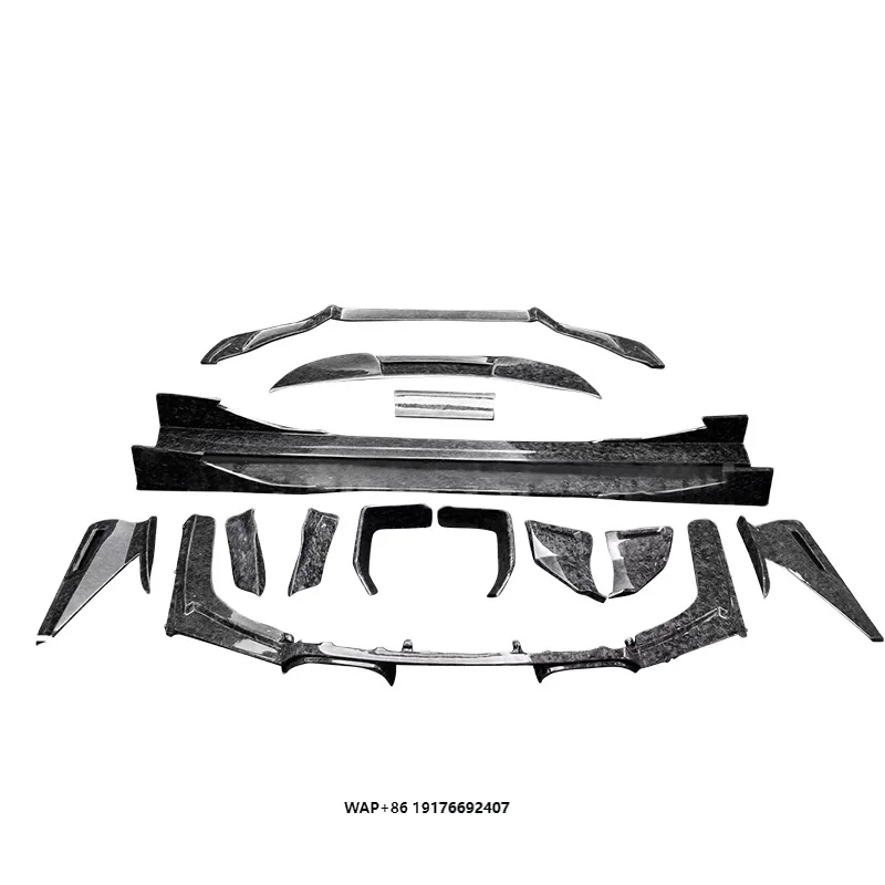 M3 M4 MAD Style Carbon Fiber Body Kit Front Lip Diffuser Side Skirt Forging Material for F80 F82 F83 2014-2020